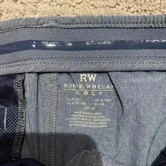 RORIE WHELAN Youth Boys Golf Shorts Hybrid Stretch size XL color Gray - Picture 3 of 5